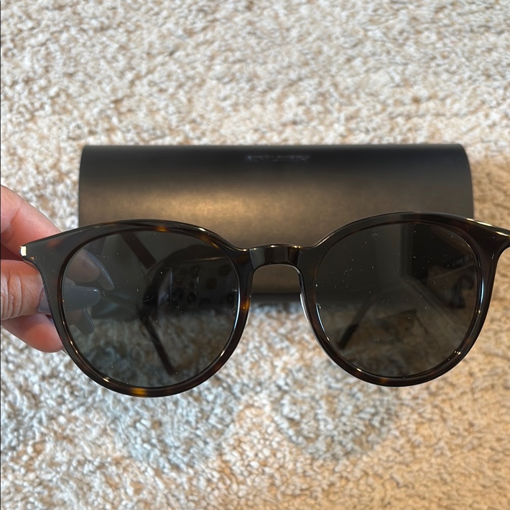 Saint Laurent Black Sunglasses Case